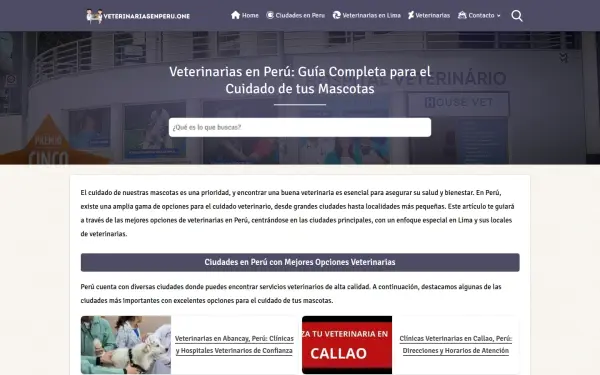 veterinariasenperu.one