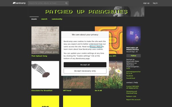 patchedupparachutes.bandcamp.com