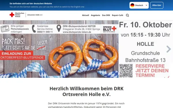 www.drk-holle.de