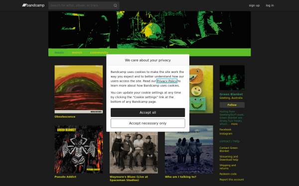 greenblanket.bandcamp.com
