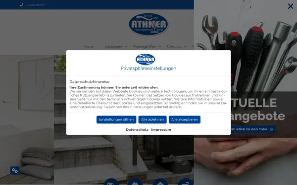 athner-heizungsbau.de