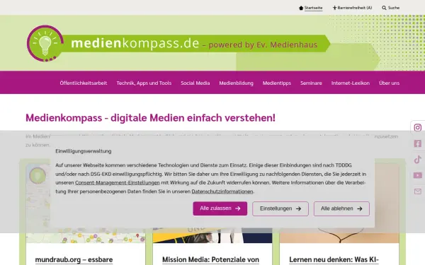 www.medienkompass.de