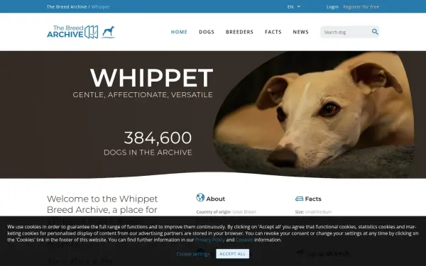 whippet.breedarchive.com