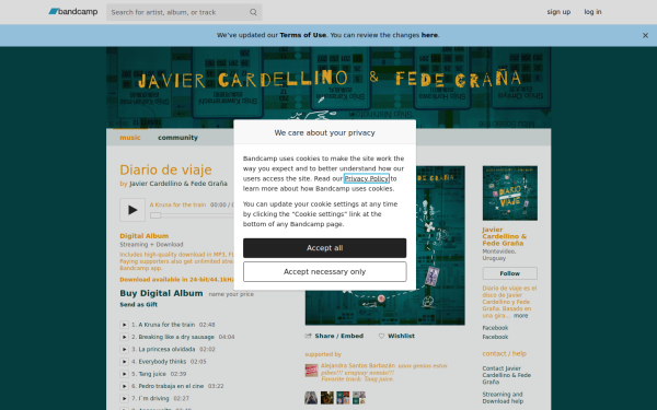 diariodeviaje.bandcamp.com