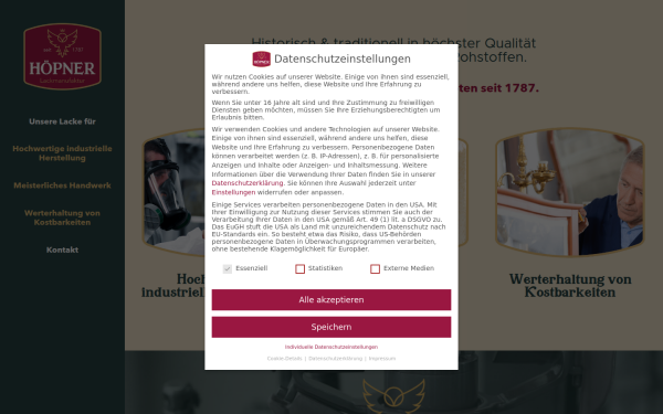 www.hoepner-lackmanufaktur.de