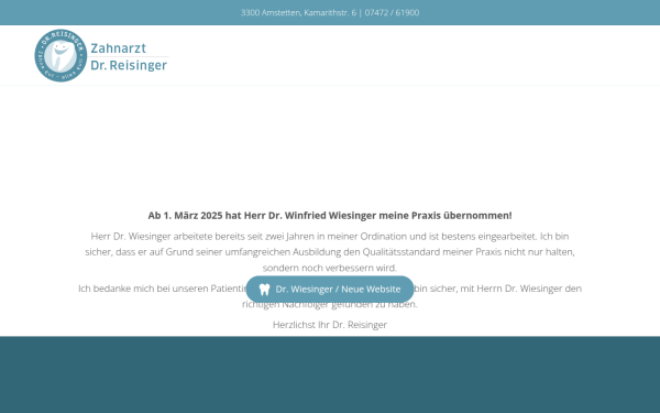 zahnarztreisinger.at