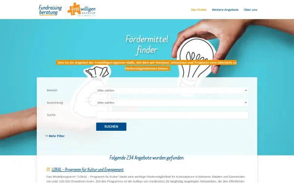 foerdermittelfinder.freiwilligen-agentur.de