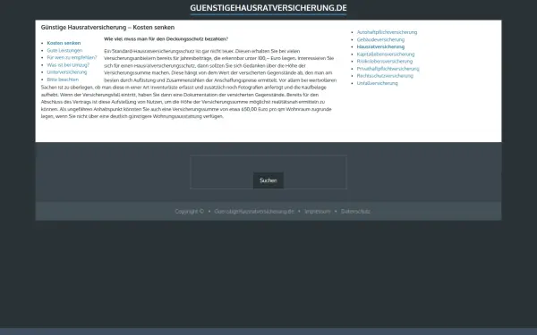 guenstigehausratversicherung.de