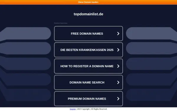 topdomainlist.de