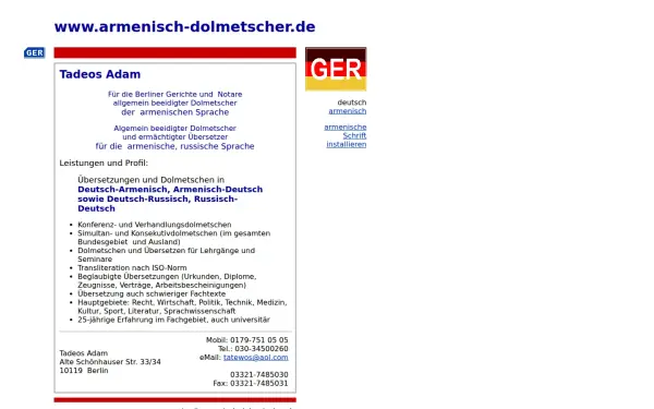 armenisch-dolmetscher.de
