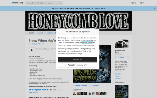 honeycomblove.bandcamp.com
