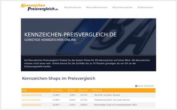 www.kennzeichen-preisvergleich.de