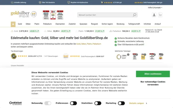 www.goldsilbershop.de