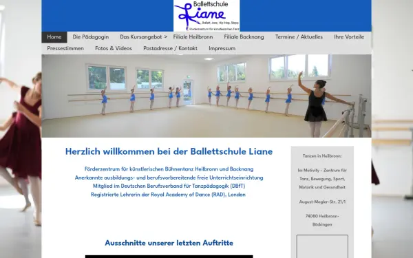 ballettschule-liane.de