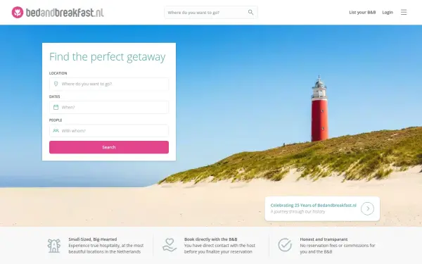 www.bedandbreakfast.nl