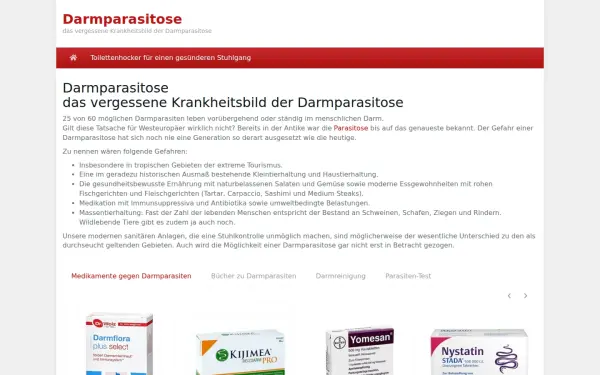www.darmparasitose.de