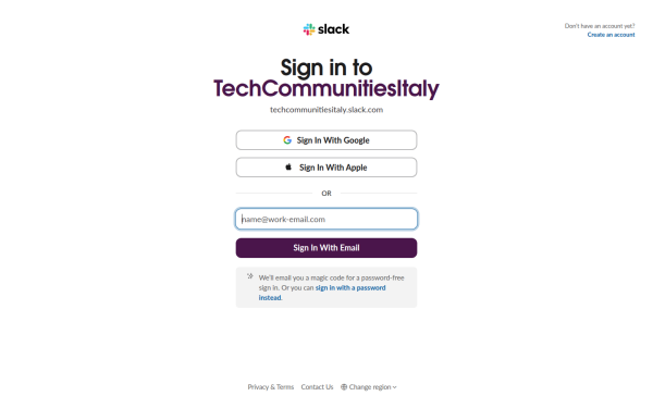 techcommunitiesitaly.slack.com