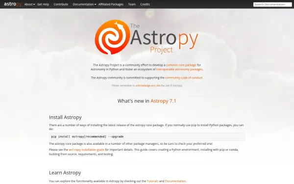 www.astropy.org