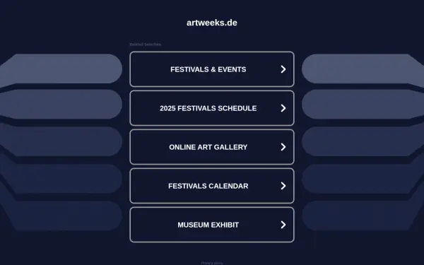 artweeks.de