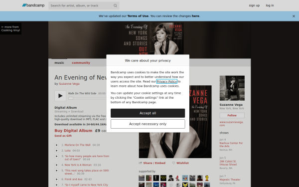 suzannevega.bandcamp.com