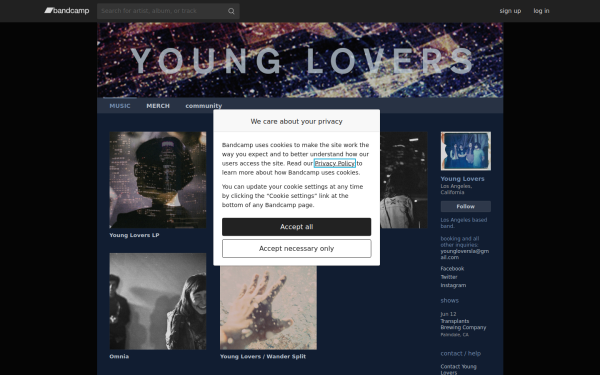 bandofyounglovers.bandcamp.com