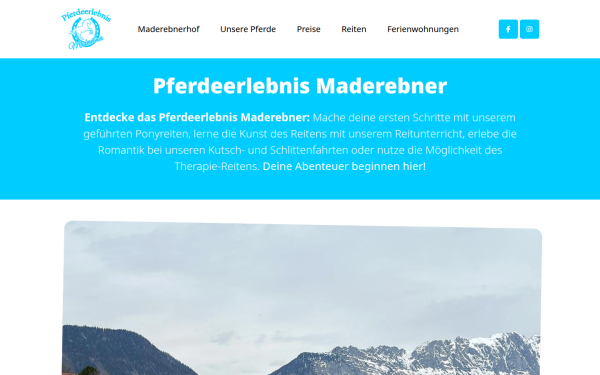 www.pferdeerlebnis-maderebner.at