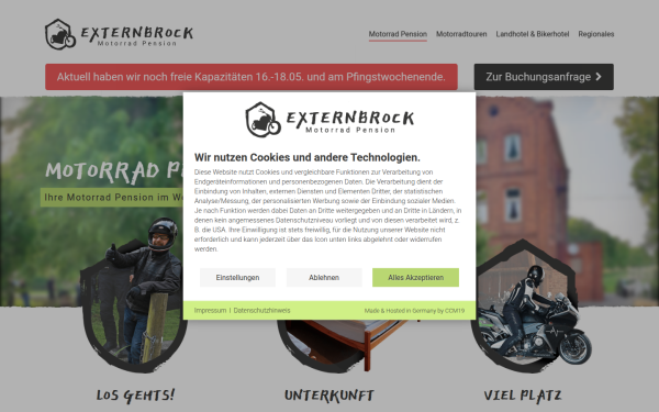 www.motorrad-pension-externbrock.de
