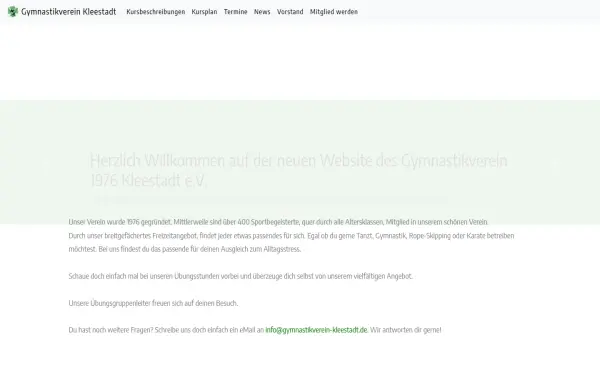 gymnastikverein-kleestadt.de