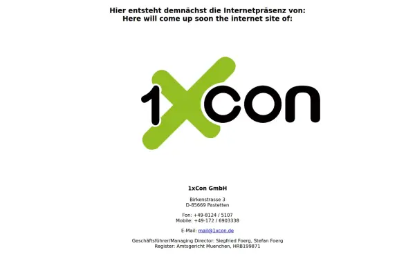www.1xcon.de