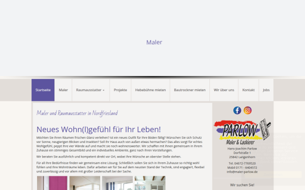 www.maler-parlow.de