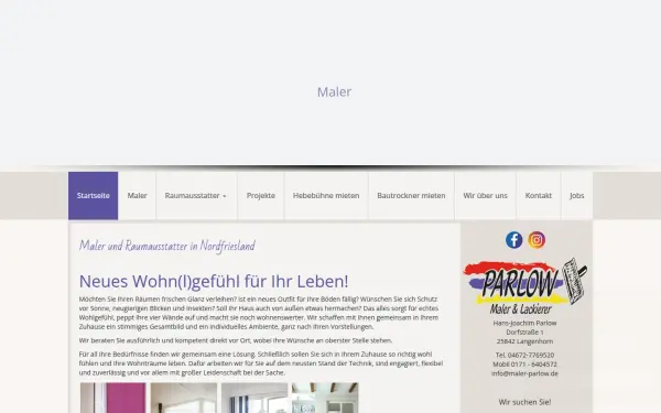 www.maler-parlow.de