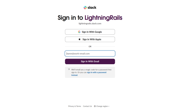 lightningrails.slack.com