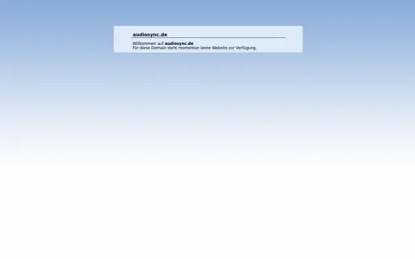 audiosync.de