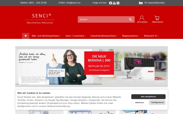 naehmaschinen-senci24.de