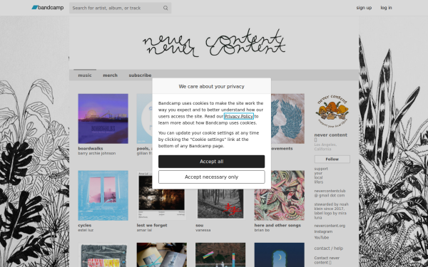 becomecontent.bandcamp.com