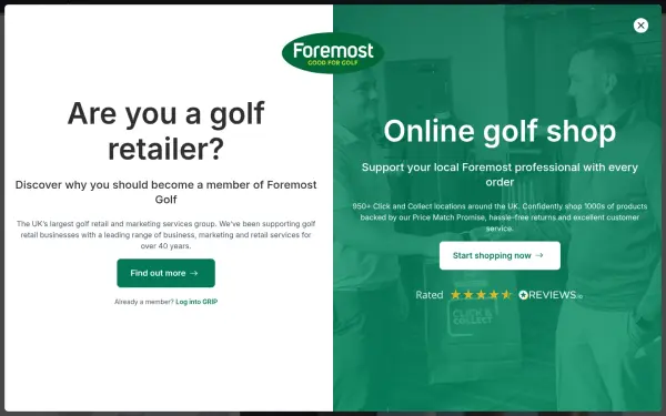 www.foremostgolf.com