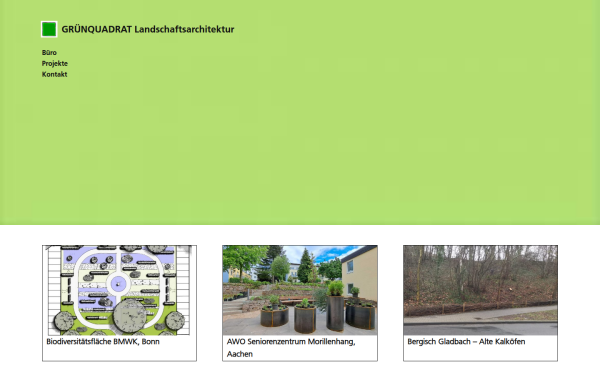 www.gruenimquadrat.de