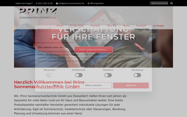 www.prinz-sonnenschutz.de