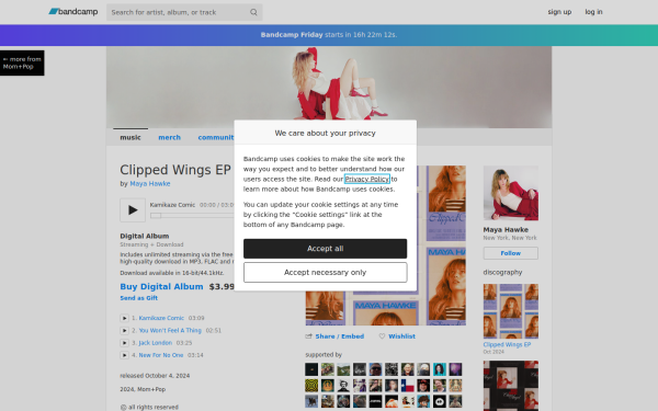 mayahawke.bandcamp.com