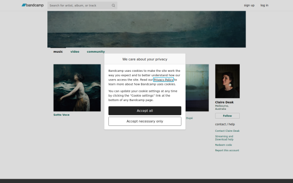 clairedeak.bandcamp.com