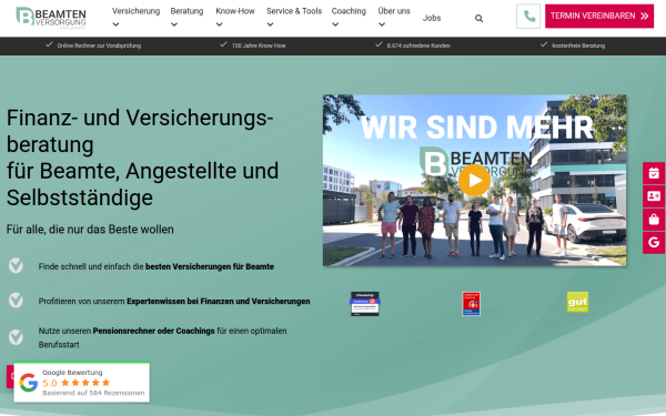 www.diebeamtenversorgung.de