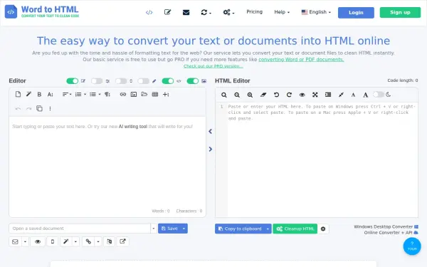 wordtohtml.net