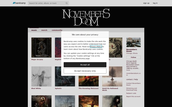 novembersdoom1989.bandcamp.com
