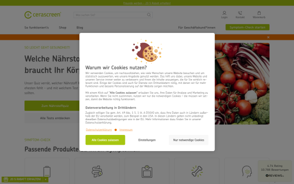 www.cerascreen.de