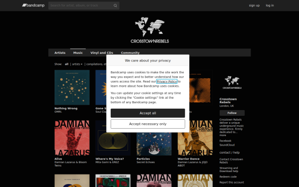crosstownrebels.bandcamp.com