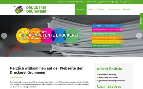 www.druckerei-gruenmeier.de