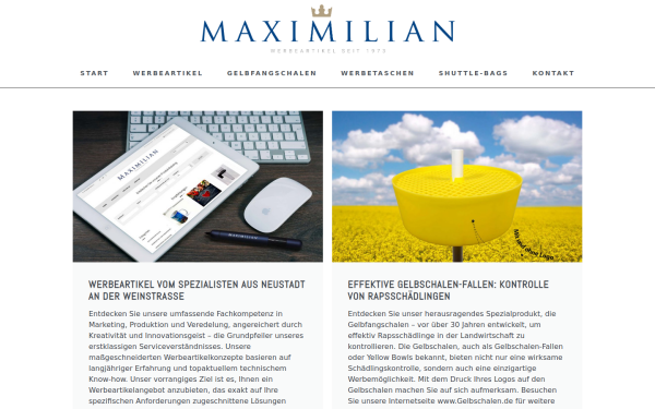 www.maximilian-werbeartikel.de