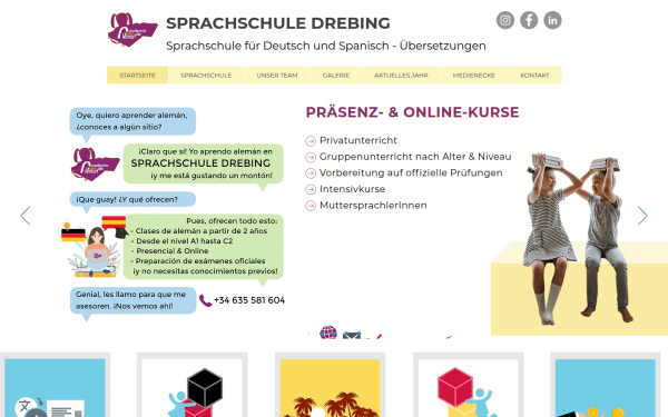de.sprachschule-drebing.com