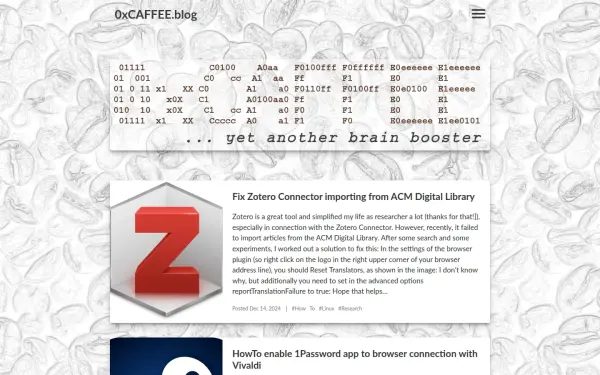 0xcaffee.blog