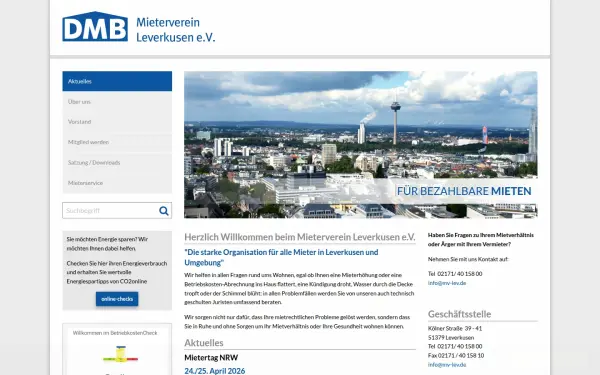 www.dmb-mieterverein-leverkusen.de